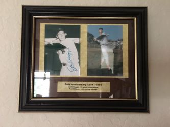 Joe do Magio autograph picture frame