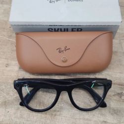 Ray ban meta Skyler glasses with meta Ai audio photo video clear to sapphire transition lenses 