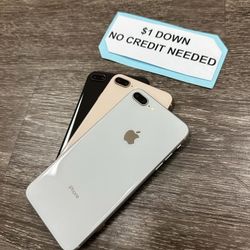 Apple IPhone 8 Plus/ IPhone 8 -  PAYMENTS AVAILABLE LOW AS $1 DOWN  - NO CREDIT NEEDED