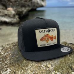 New Rock Fishing Trucker Hat Salty Crew