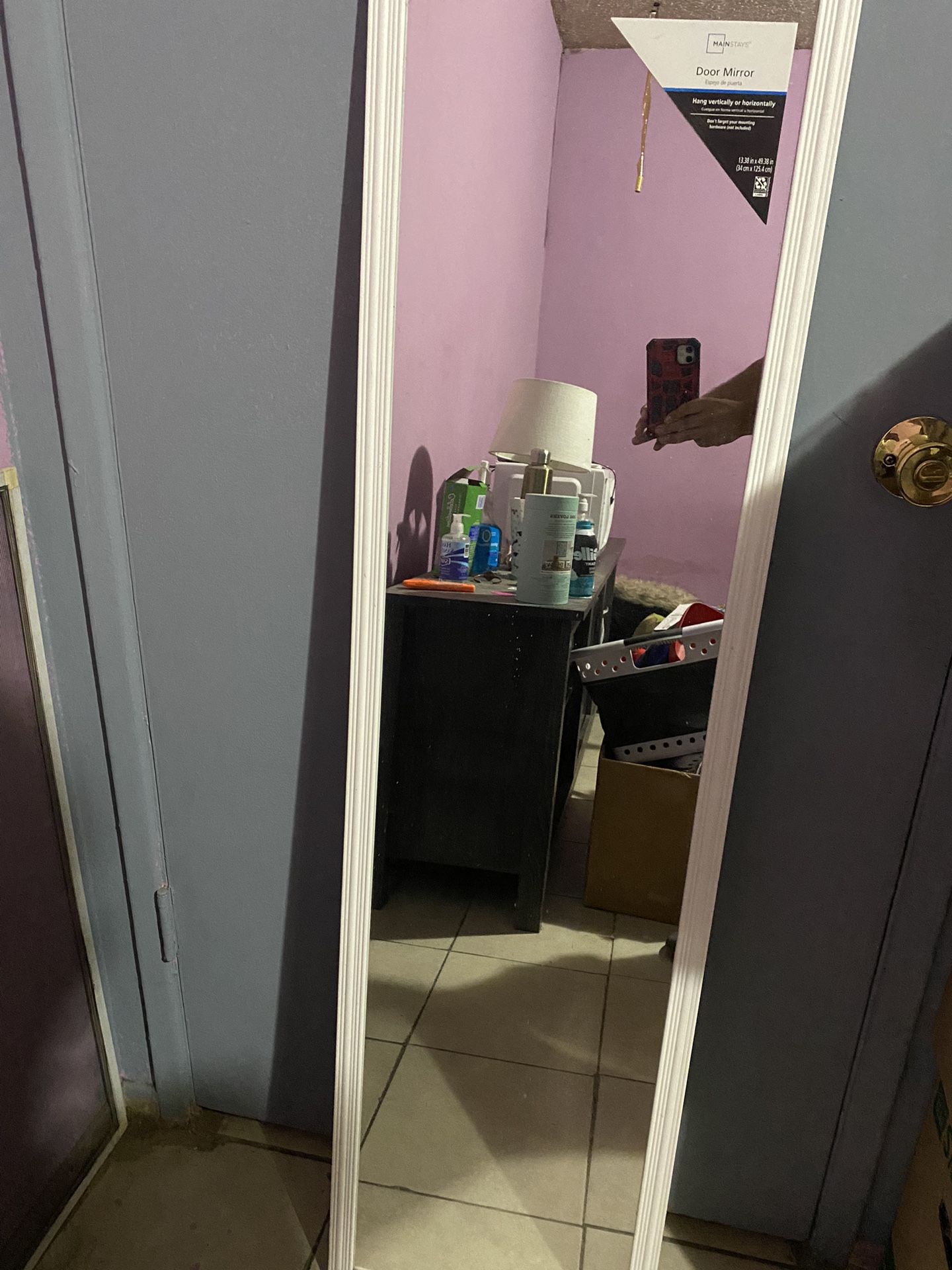 Door Mirror Hang Vertically Or Horizontally 