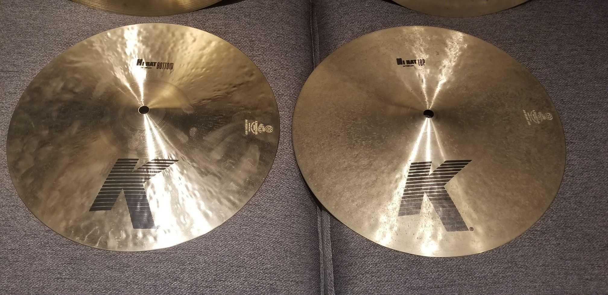 Zildjian K Cymbals Bundle / Platillos (PLEASE READ DESCRIPTION B4 INQUIRING. THX)