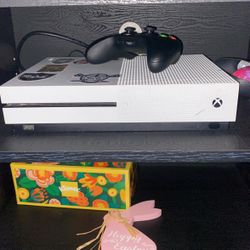 Xbox One S And Two Controllers