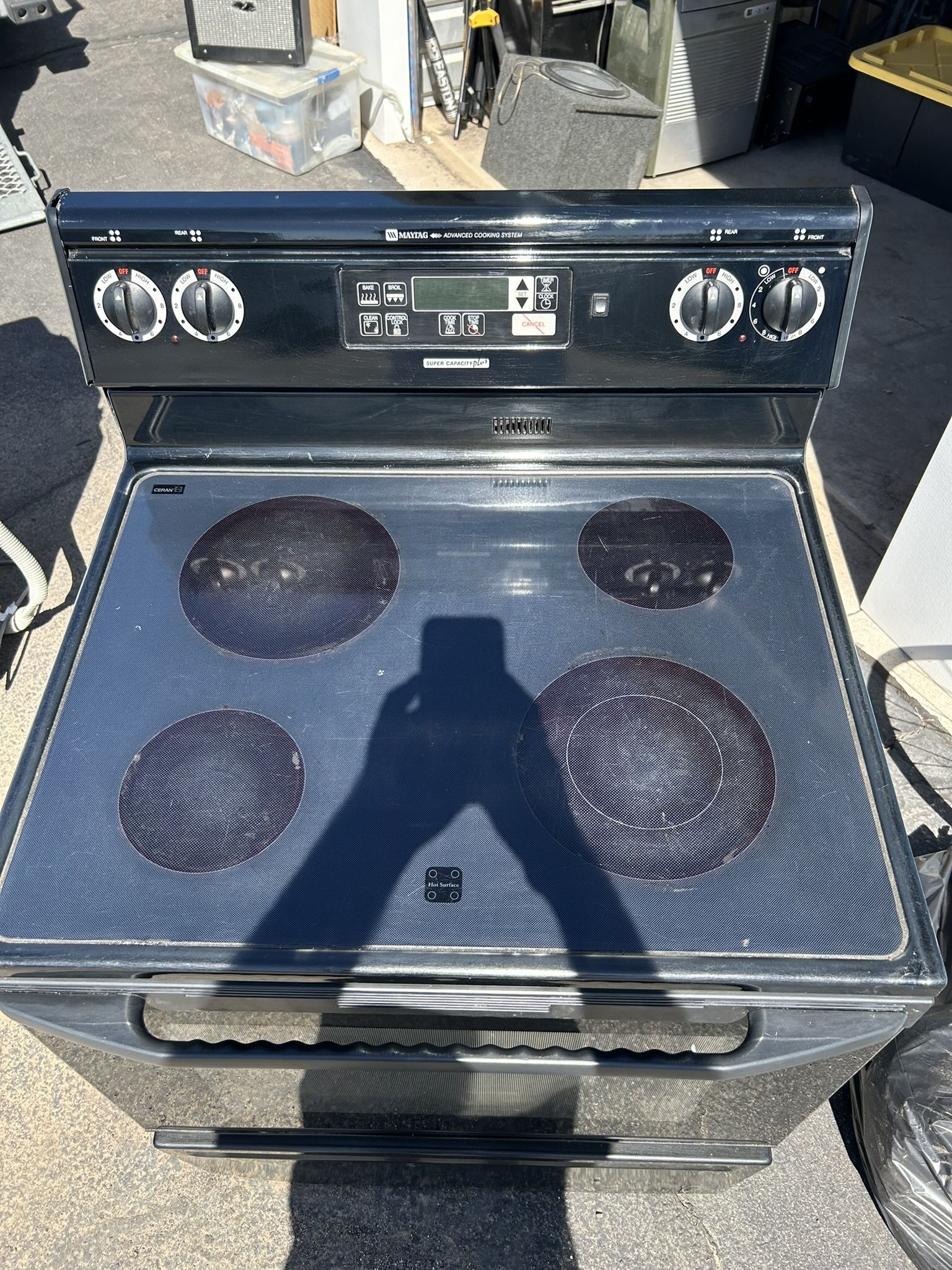 Whirlpool Electric Stove β Glass Cooktop