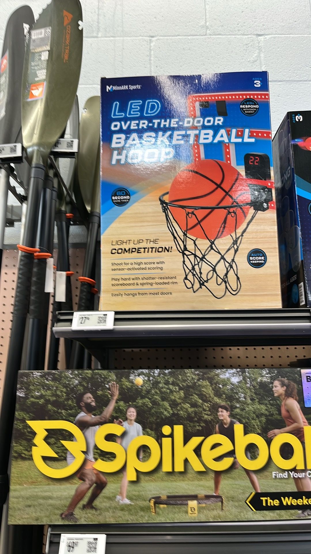 New Inside Basketball Goal 