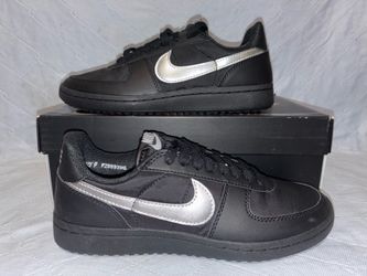 Nike Wmns Field General 82 'Black Metallic Silver' Women’s 9 Men’s 7.5