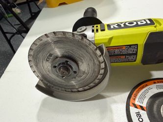 RYOBI Cordless Angle Grinder (Tool Only)