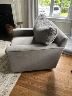 Pottery Barn Buchanan Square Arm Upholstered Chair