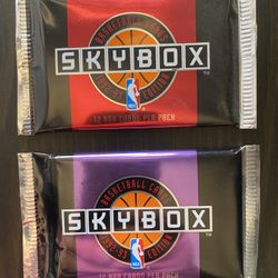 1992-93 Skybox Series 1 Trading Cards. Sealed Packages. 