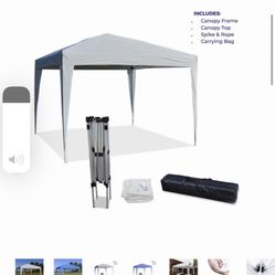 Canopy Ez Pop Up 10x10ft New