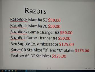 Safety razor collection