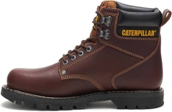 NEW SZ 9.5 Men Work Boots CAT Footwear Caterpillar Second Shift Soft Toe Boot