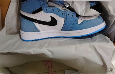 University Blue Jordan 1s 