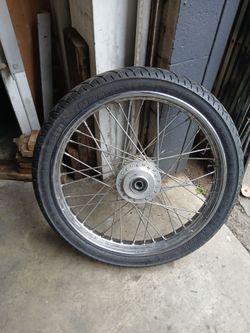 Single sided harley wheel 21 in