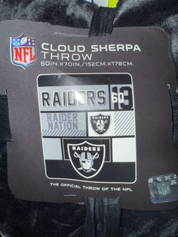 Raiders cloud Sherpa throw 60x70
