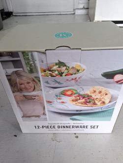 Martha Stewart 12 piece dinner set