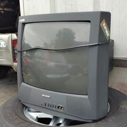 Two Sharp Analog TVs For Sale $ 60