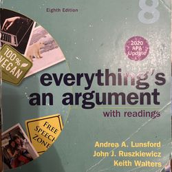 Everything’s an Argument w/ Readings