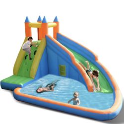 Cost son Inflatable Water Slide - With Blower