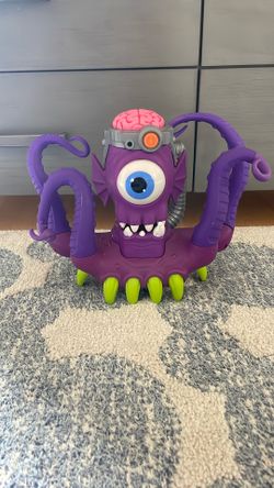 FISHER PRICE IMAGINEXT PURPLE TENTACLOR ONE-EYED SPACE ALIEN MONSTER SOUNDS!