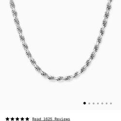 Jaxxon 3mm  Rope Chain (24 Inch Length)