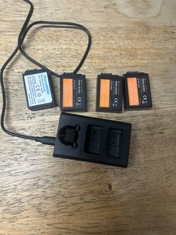 4 EN-EL25 Batteries + Dual Charger