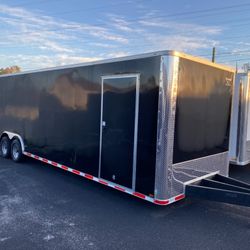 32ft Enclosed Trailer Brand New Moving Storage Cargo Traveling ATV SXS UTV RZR Motorcycle Bike Car Truck Hauler