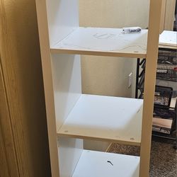 Ikea , Kallax Shelf Unit , White And Vanity Mirror