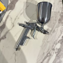 Professional Mini Detail Spray Gun – Stainless Steel Cup – Precision Nozzle 