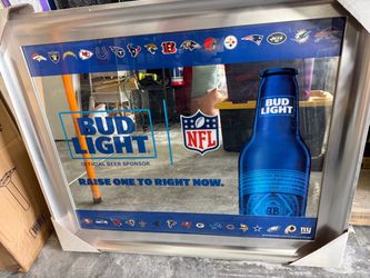 Bud Light NFL Football Mirror