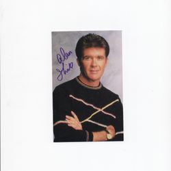 Alan Thicke autogrpahed / signed Post Card Great Condition