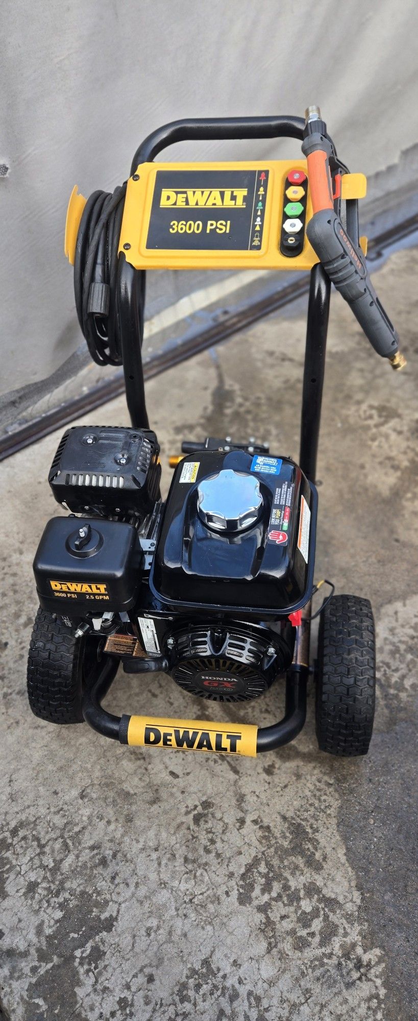 3600 Dewalt Power Washer Gas Motor Honda