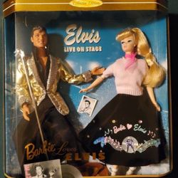 Vintage 1996 "Barbie Loves Elvis"