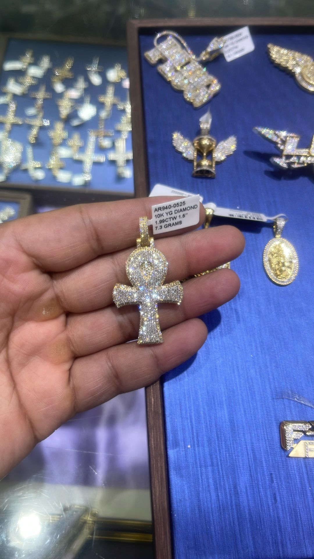 Diamond Ank Pendant 10kt Gold