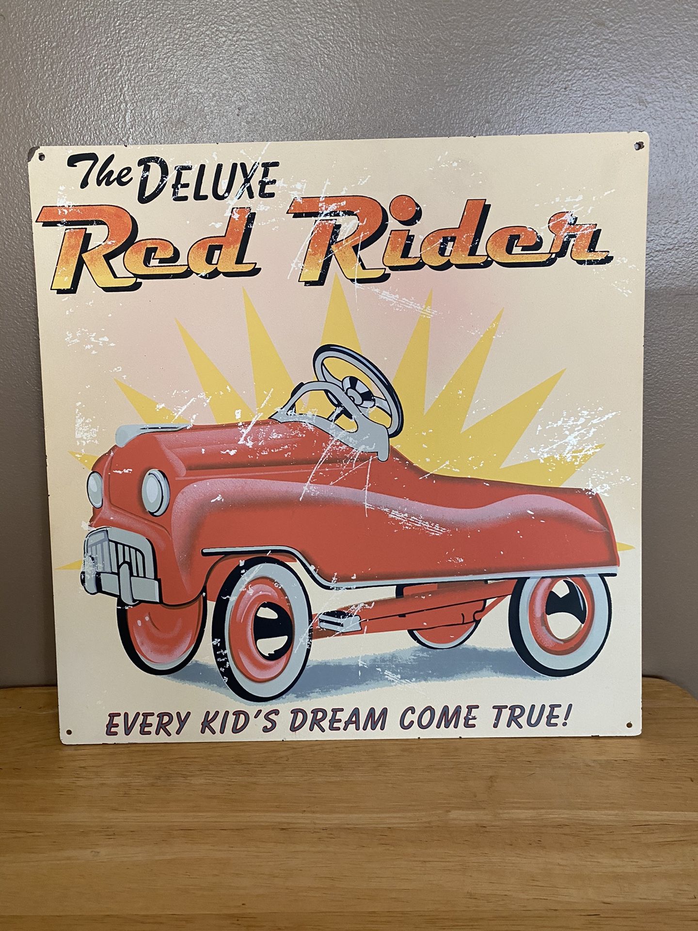 Metal sign
