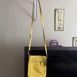 Yellow coach Crossbody