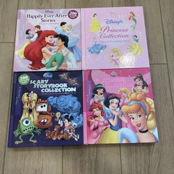 Disney Books (Collections: 3 Disney Princess / 1 Scary)