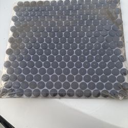 12 X 12 Penny Black Mosaic / Tile 25sqft