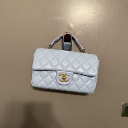 Chanel Baby Blue Mini Bag