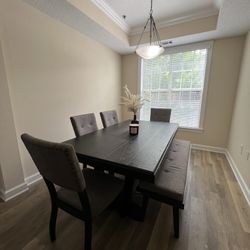 6 Pc Dining Table Set 