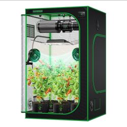 Complete Indoor Grow Setup – Tents, Lights, AC, Fans