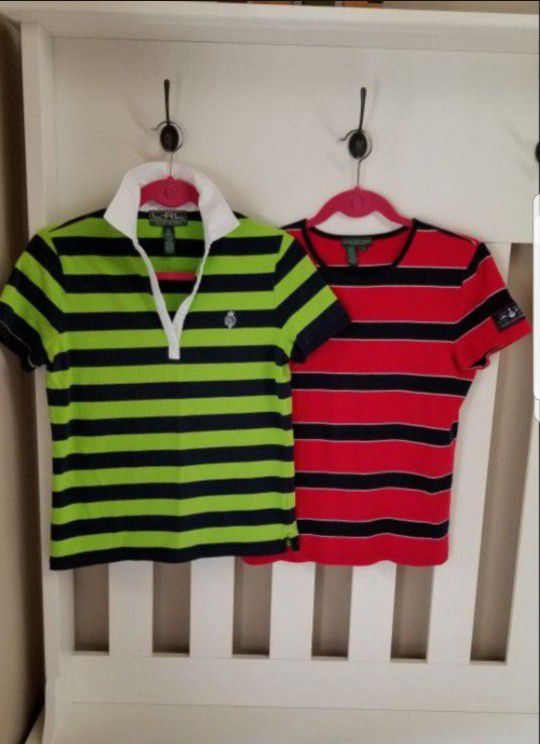 RALPH LAUREN 2 Shirts Small size Excellent Like new! 