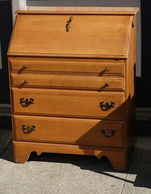 #33272 Secretary Desk with 3-Drawers - $45