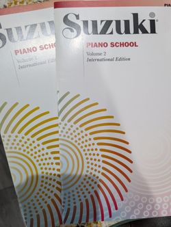 New Suzuki Piano Books - Volume 1 And 2