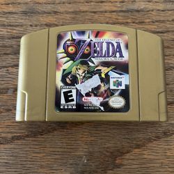 Nintendo 64 N64 The Legend of Zelda Majora's Mask Bronze Gold Bronze Color Edition 