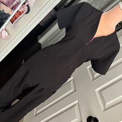 Black Scrubs Set