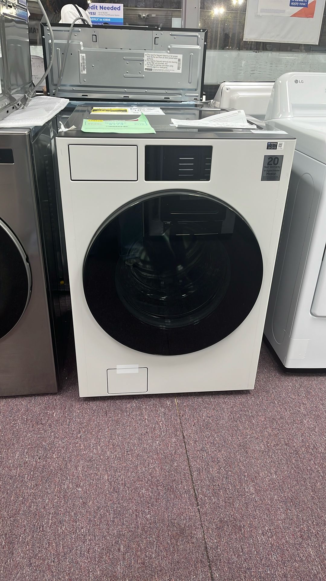 Washer Front Load New Open Box 1 Year Warranty 