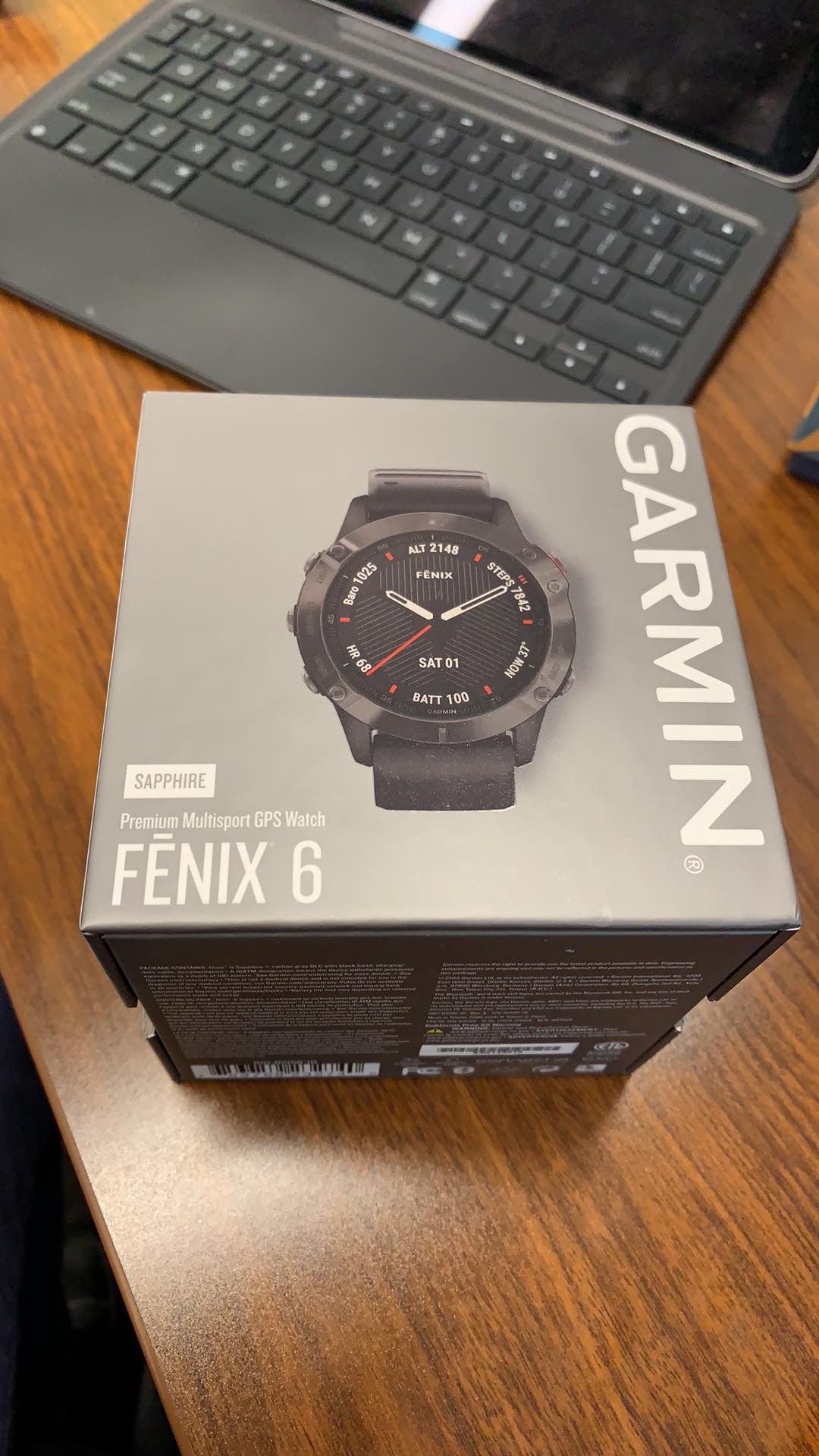 Garmin Fēnix 6X Sapphire Smartwatch - Black. BRAND NEW IN BOX. SEALED AND NEVER OPENED.