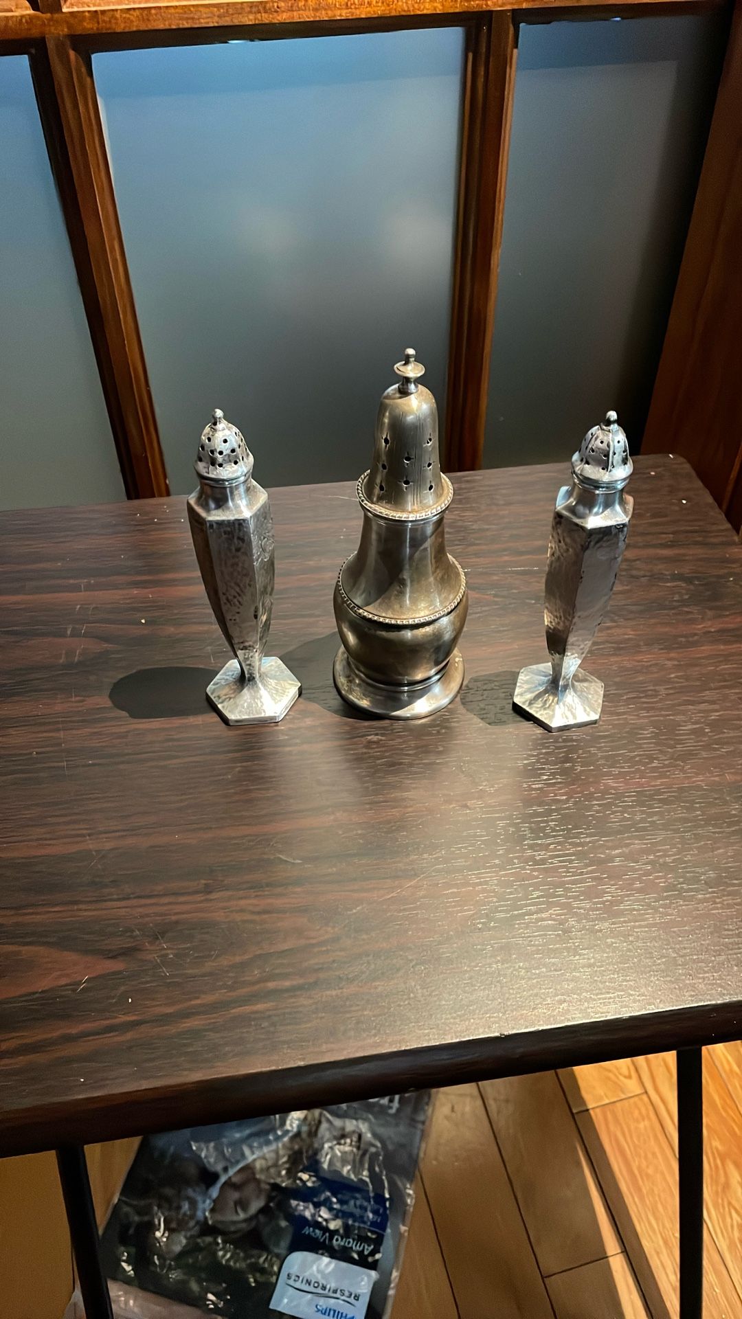 Silver Plated Rodger’s Bros 1847salt And Pepper Shakers