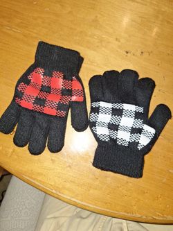 2 Pair Kids gloves $3